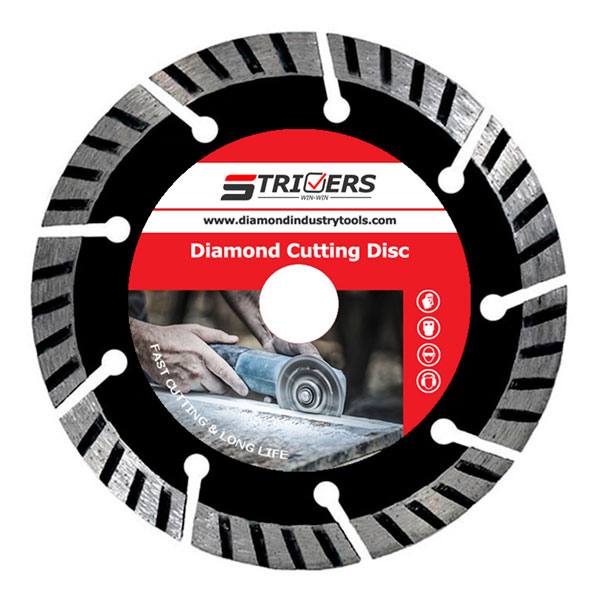 Diamond Saw Blade Segment Turbo Cutting Cold Pressed Sintered