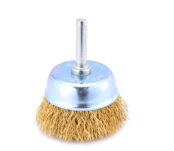 Cup Steel Wire Brush With Shaft 
