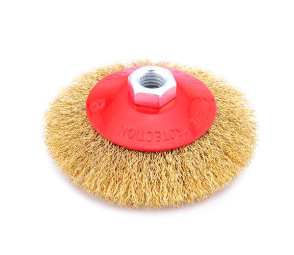 Bevel Brass Steel Wire Brush  