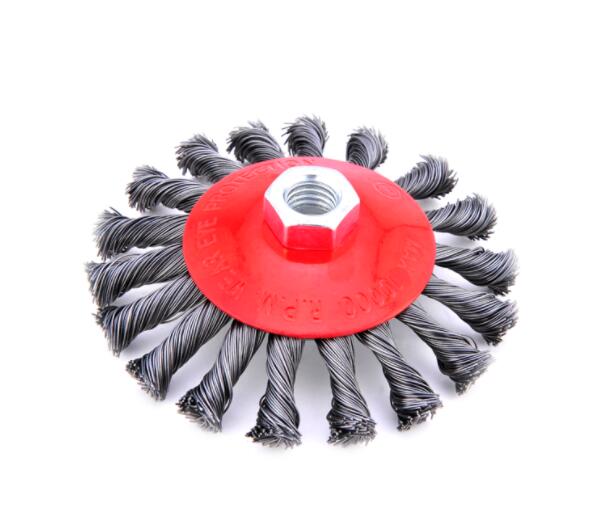 Bevel Knotted Steel Wire Brush  