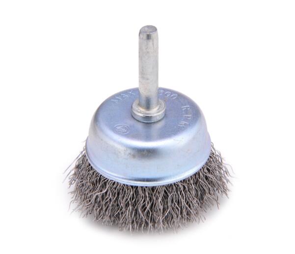 Cup Steel Wire Brush With Shaft  